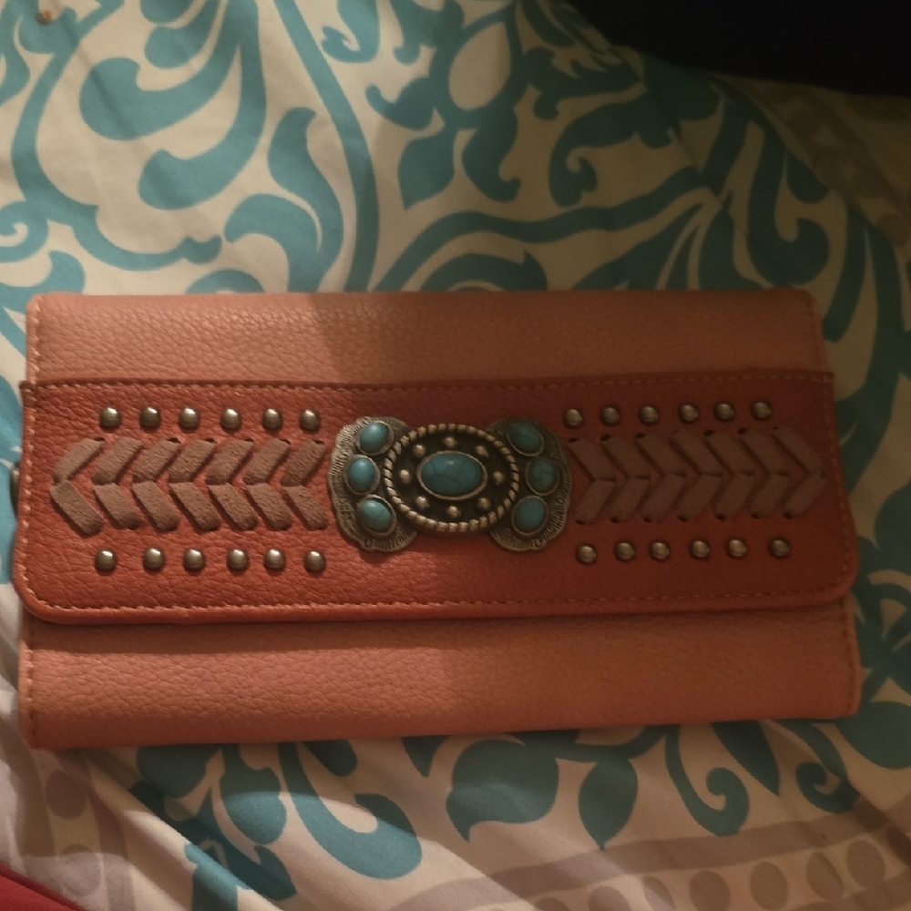 Montana West Stylish Pink and Brown Women's Bag